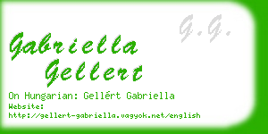 gabriella gellert business card
